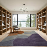 Organic Wave Abstract Area Rug