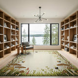 Enchanted Mushroom Woodland Area Rug