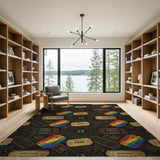 Pride Admission Tickets Area Rug
