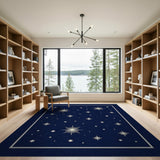 Starry Night Navy Area Rug