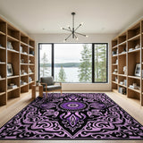 Purple Mandala Purple Mandala Persian Area Rug