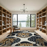 Cheetah Abstract Pattern Area Rug