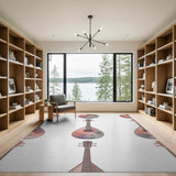 Watercolor Mandolin Pastel Area Rug