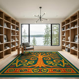 Tree of Life Heritage Tribal Area Rug