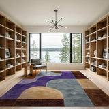Vibrant Multi-Color Geometric Area Rug