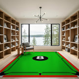 Green Pool Table 8-Ball Area Rug