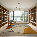 Pebble Mosaic Multi-Color Geometric Area Rug