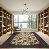 Red Mushroom Persian Area Rug