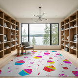 Cupcake Sprinkle Party Area Rug