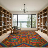 ODIKA Retro Camper Van Area Rug