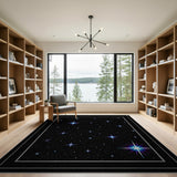 Starry Night Glow Area Rug