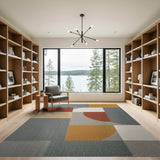 Geometric Modern Multi-Color Area Rug