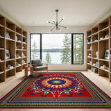 Nutcracker Sunburst Dance Area Rug