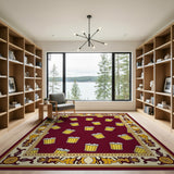 Ornate Popcorn Bucket Area Rug