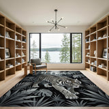 Prowling Tiger Urban Jungle Area Rug