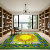 Radiant Sun Traditional Persian Area Rug