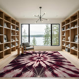 Spider Web Tie-Dye Area Rug