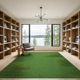 Lush Green Grass Tufted Area Rug