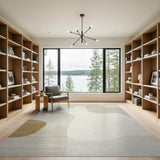 Abstract Area Beige Organic Abstract Area Rug