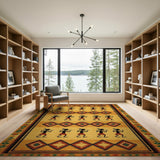Southwestern Flute Players Area Rug
