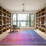 Vibrant Ombre Gradient Area Rug