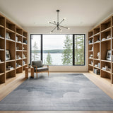 Dreamy Cloud Layers Grey Area Rug