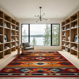 Bold Southwestern Geometric Area Rug