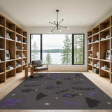 Boho Chic Purple Mystic Potion Area Rug