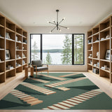 Impossible Stairs Geometric Area Rug
