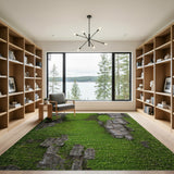 Mossy Tree Bark Area Rug
