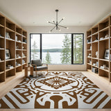 Heritage Tribal Geometric Medallion Rug