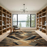 Terraced Canyon Steps Area Rug
