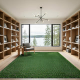 Lush Green Faux Turf Area Rug