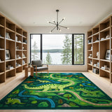 Dinosaur Adventure Kids Play Rug