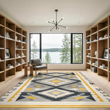 Grey Heritage Tribal Grey Heritage Tribal Area Rug