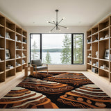 Terraced Mesa Zigzag Southwestern Rug