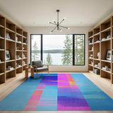 Vibrant Geometric Multi-Color and Patterns Area Rug