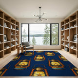 Rainbow Lanterns Rustic Area Rug