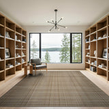 Rustic Farmhouse Beige Textured Woven Area Rug