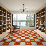 Autumn Leaves Patchwork Area Rug