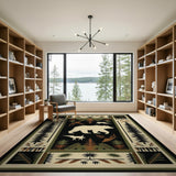 Bear Fox Heritage Tribal Area Rug