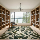Eucalyptus Leaf Bud Green Area Rug