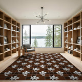 Maple Leaf Apple Plaid Area Rug