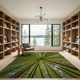 Radiant Bamboo Canopy Area Rug