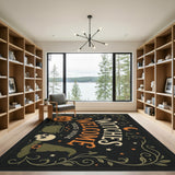 Welcome Witches Halloween Area Rug