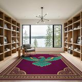 Teal Phoenix Majesty Area Rug