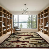 Spotted Trout Heritage Tribal Rug