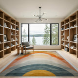 Radiant Arches Multi-Color Area Rug