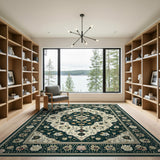 Multi-color and Patterns Traditional Persian Floral Medallion Area Rug