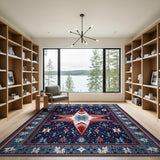 Bold Starburst Southwestern Area Rug